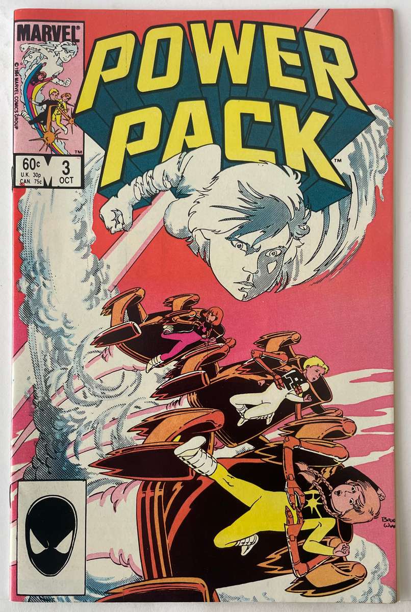 Marvel Comics Power Pack book #3 Kidnapped  from October 1984