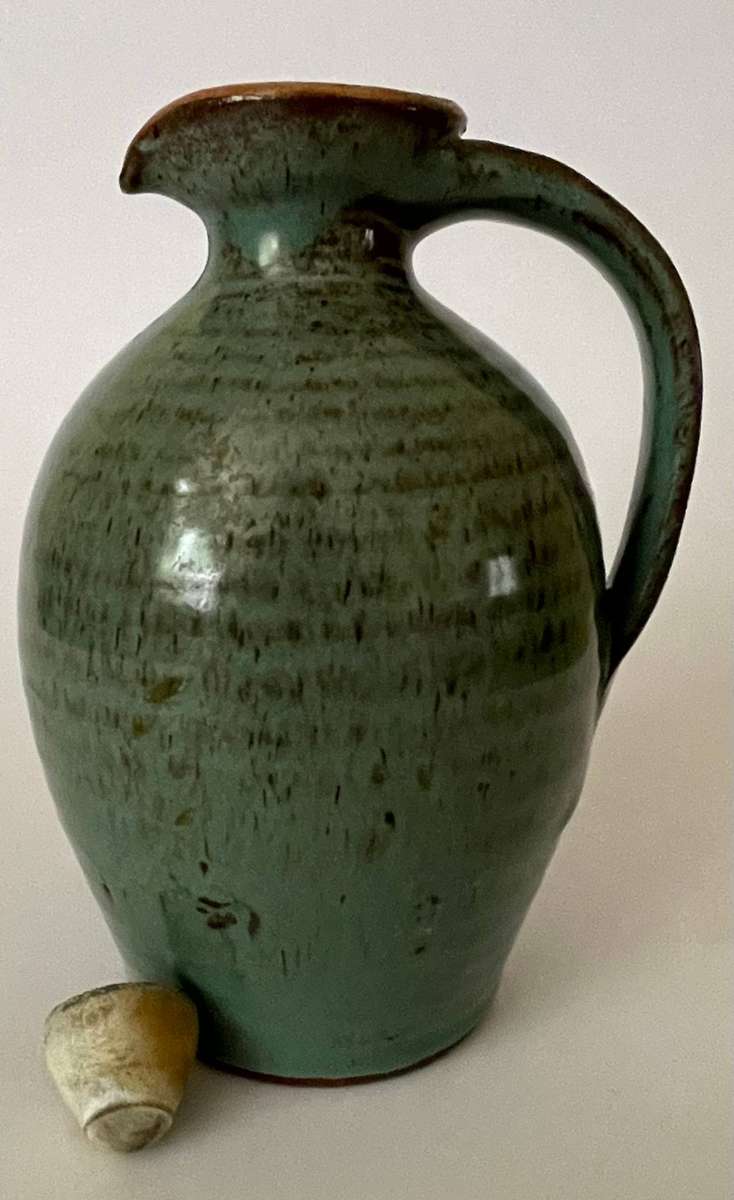 Stunning vintage Liebermann pottery jug with stopper