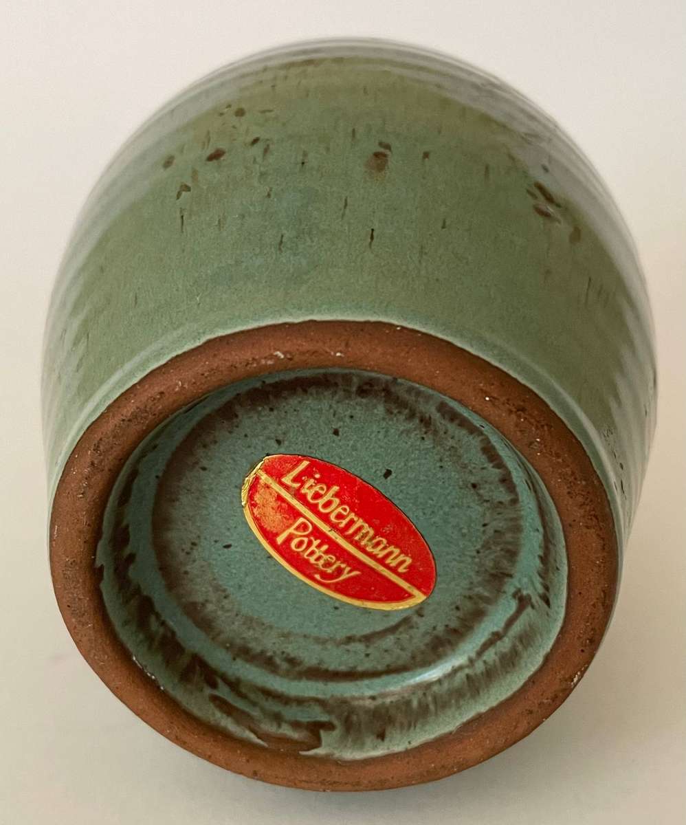 Stunning vintage Liebermann pottery jug with stopper