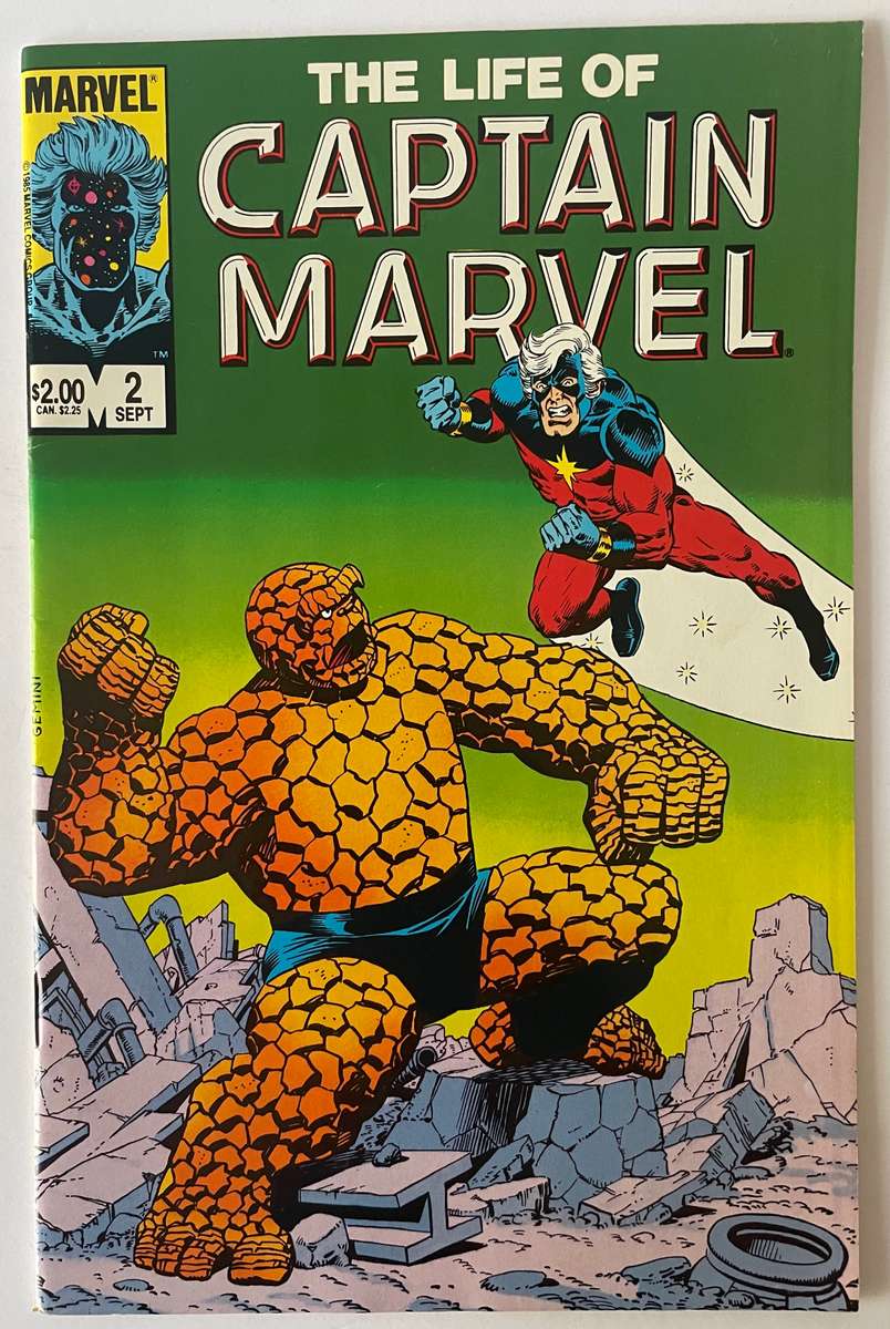 Marvel Comics Captain Marvel Book 2 September 1990 with artwork by Jim Starlin