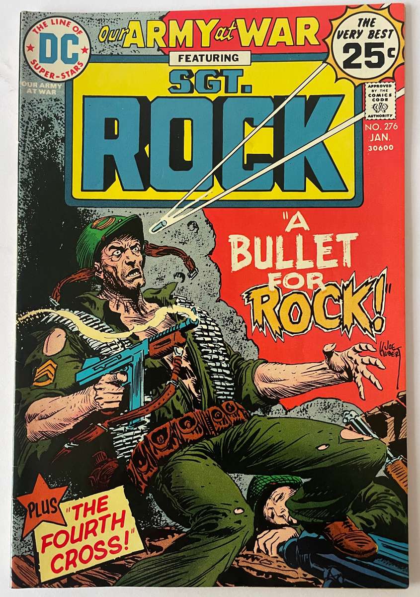 DC Comics Our Army at War Sgt Rock #276 January 1975 A bullet for Rock