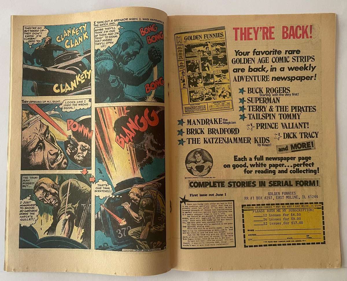 DC Comic Our army at war SGT. Rock #261 The medal nobody wanted. October 1973