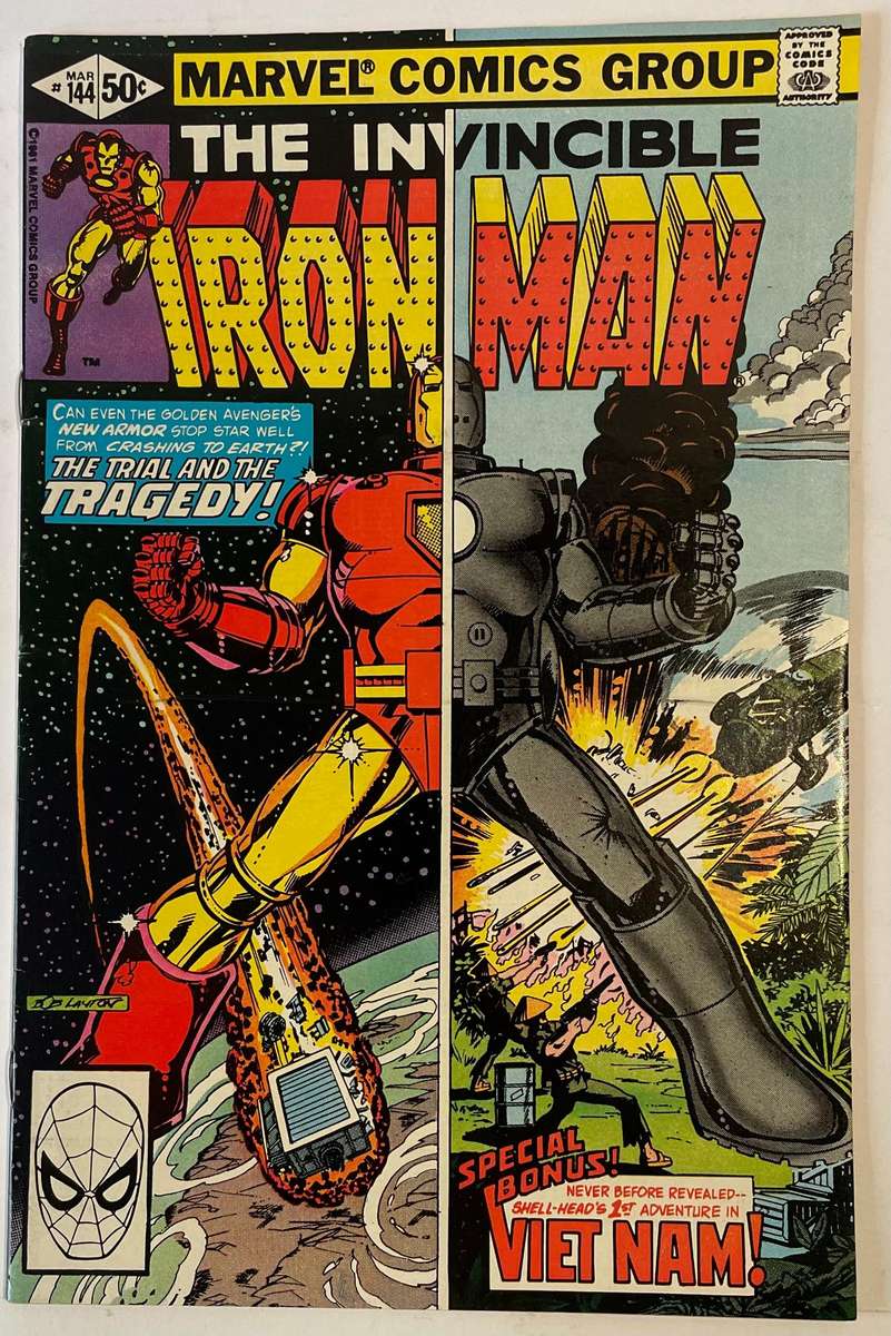 Marvel comics the Invincible Iorn man Book# 144 from March 1981