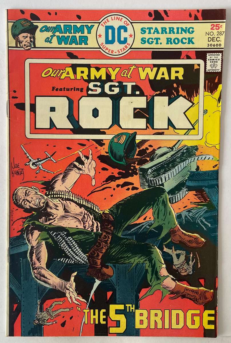 Our Army at War featuring SGT Rock book#287 from December 1975 comic