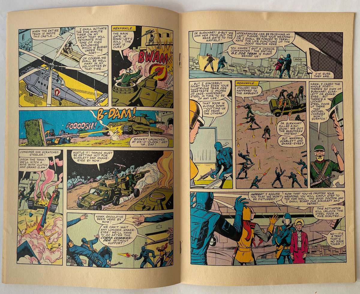 A real rare find Marvel comics G.I.Joe book#1 from June 1982