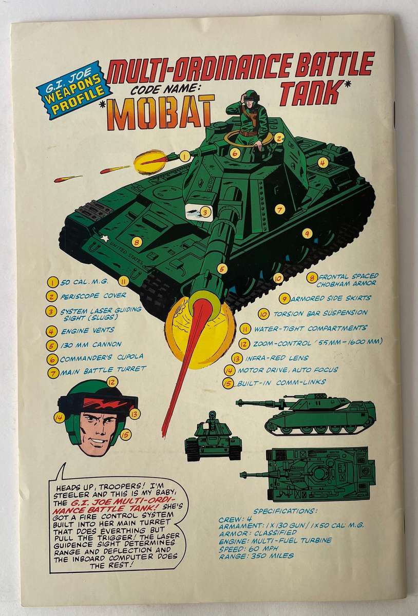A real rare find Marvel comics G.I.Joe book#1 from June 1982
