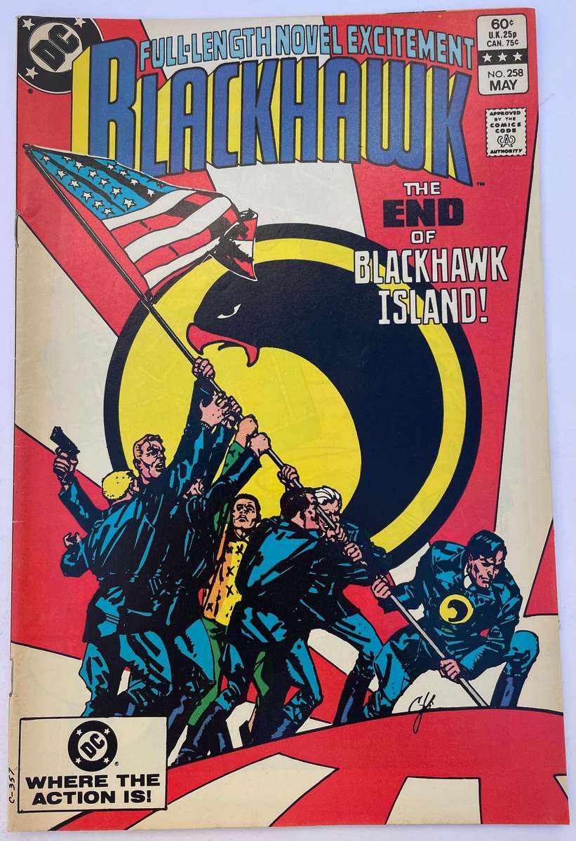 DC Comics Blackhawk book# 258The end of Blackhawk island from May 1983