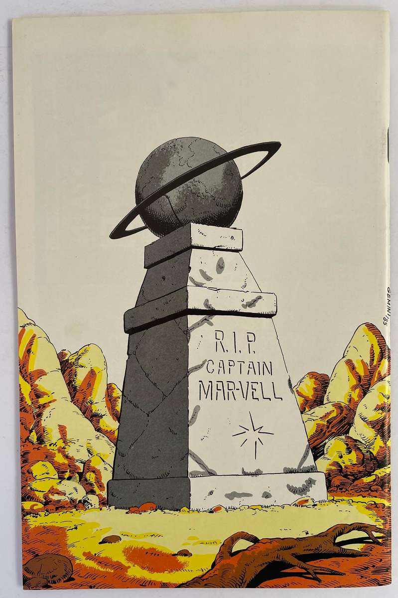 Marvel Comics Life of Captain Marvel book#5 from December 1985 cover art by Jim Stalin