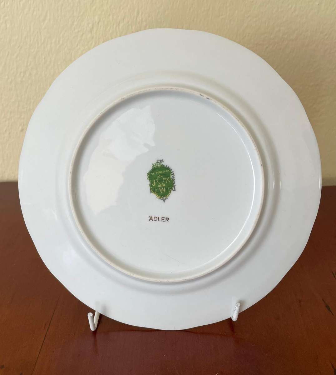 Josef Kuba Bavarian lovers decorative plate