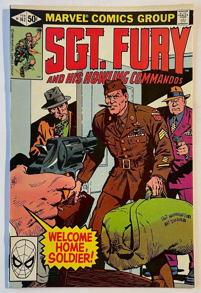 Marvel Comics SGT. Fury and his howling Commandos book#162 from February 1981