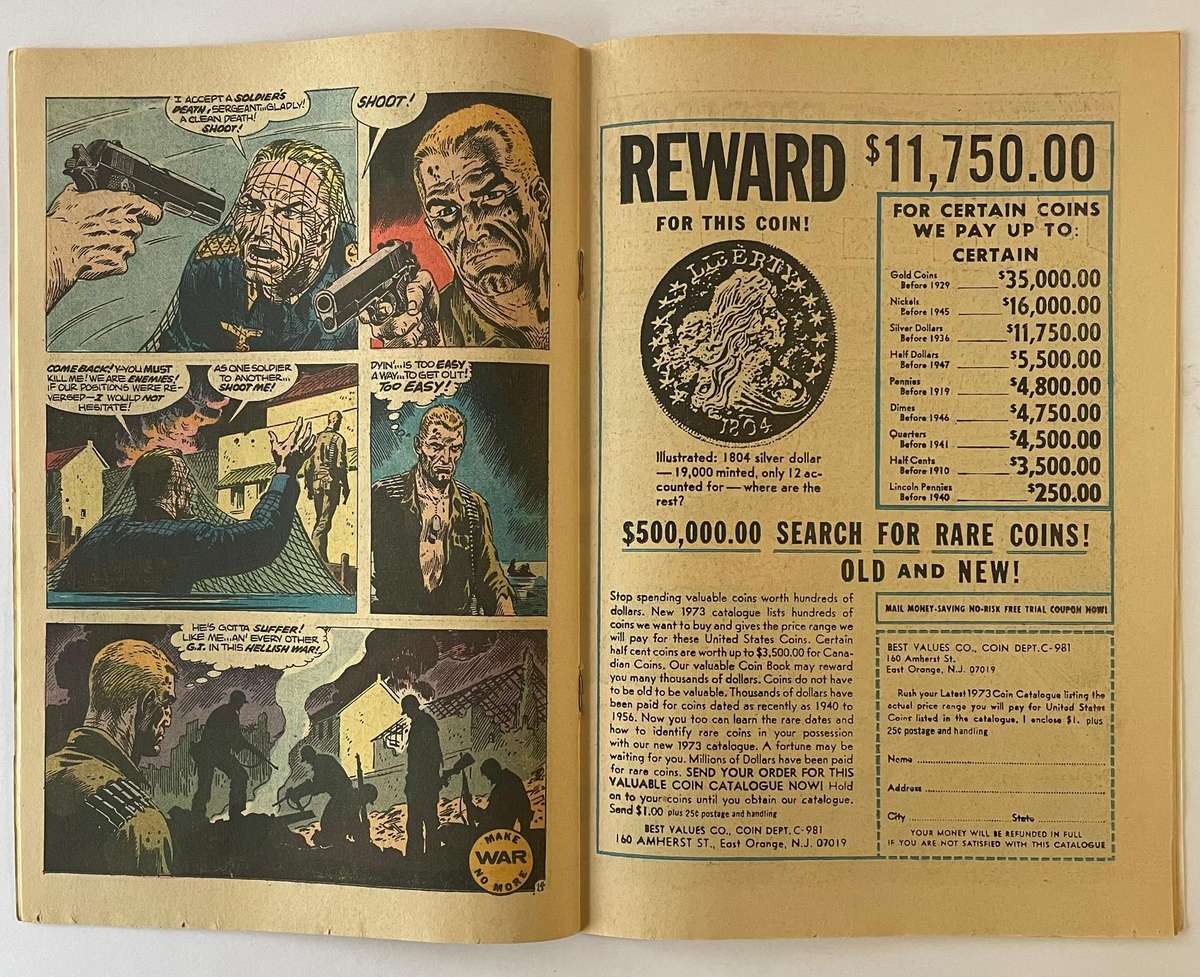 DC Comics Our Army at War Sgt Rock Book #251 November 1972