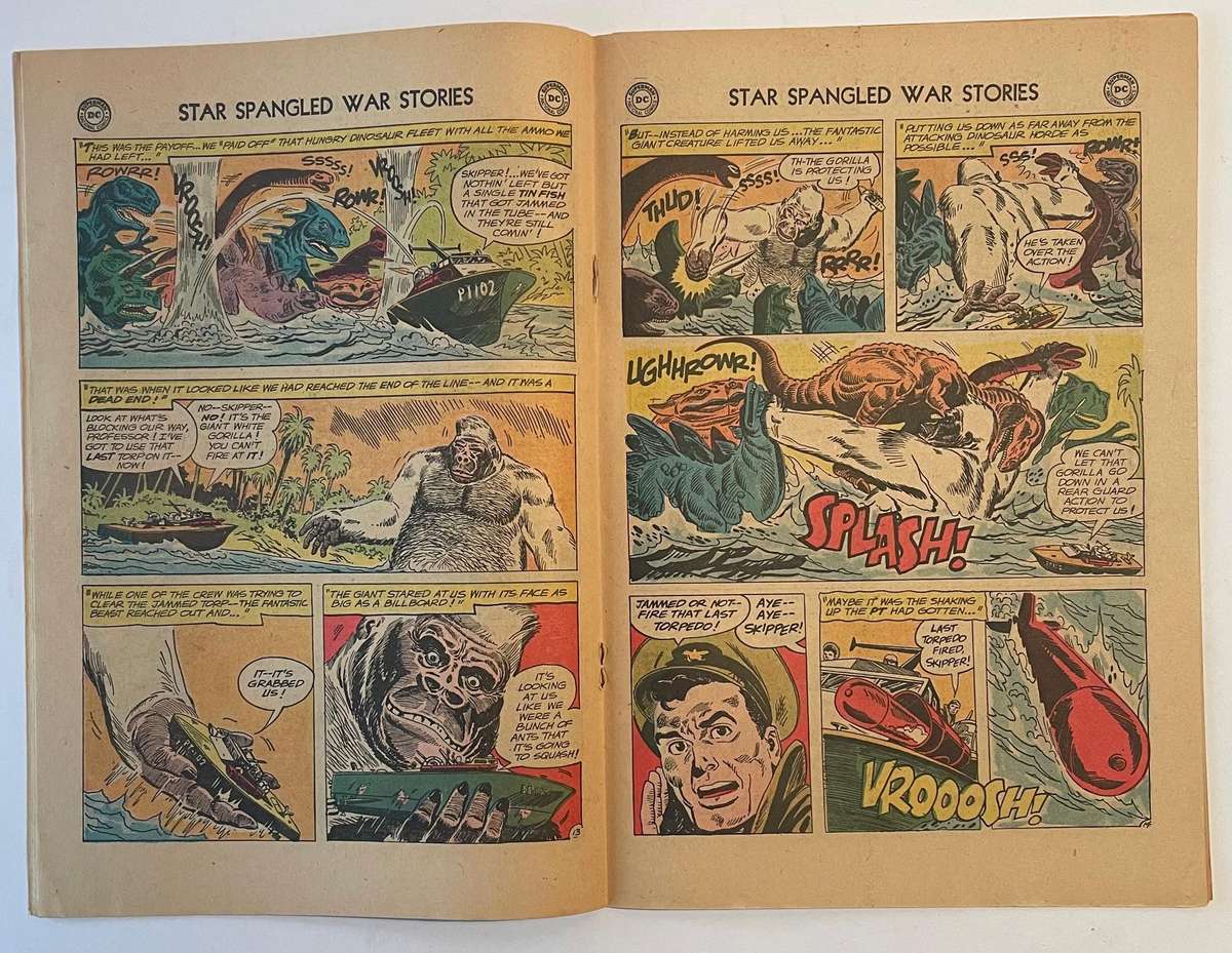 DC Comics Star Spangled War Stories book # 110 from September 1963 The Suicide squadrons mystery m