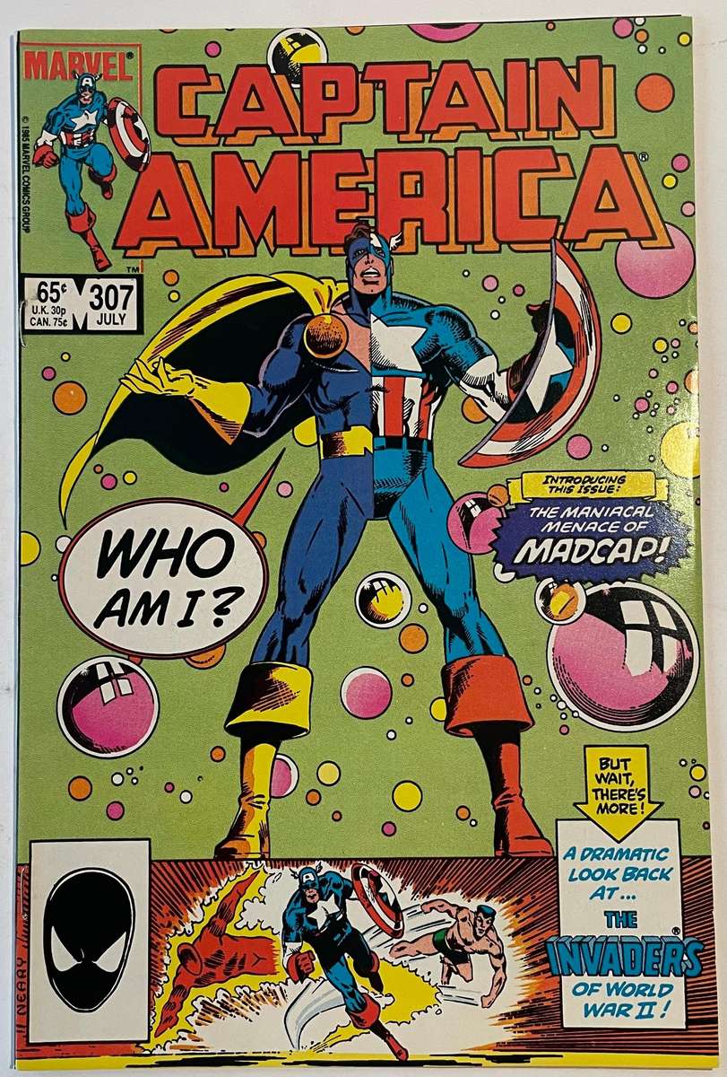 Marvel comics Captain America book # 307 from July of 1985