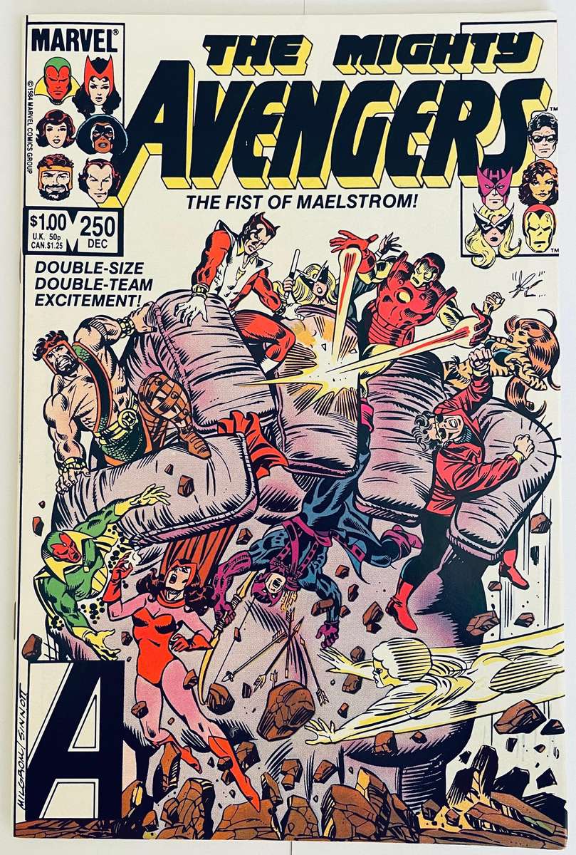Marvel Comics The Mighty Avengers book#250 from December 1984