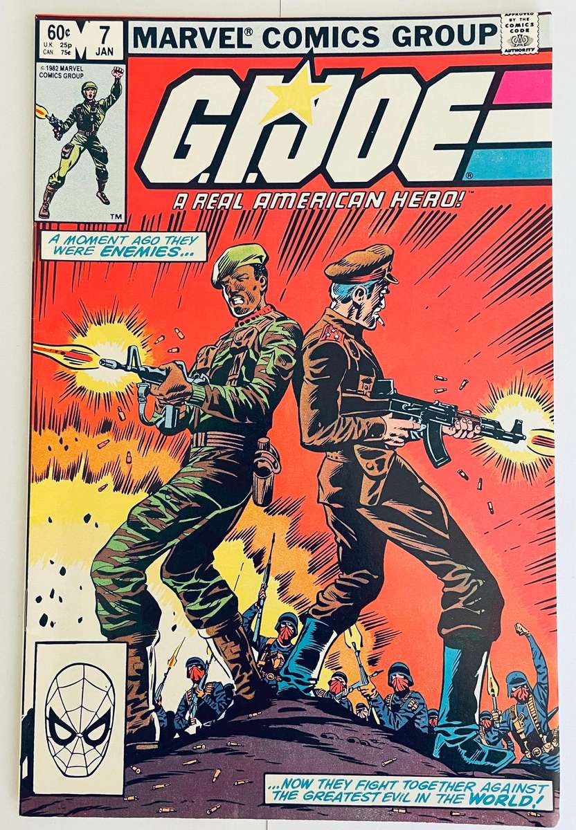 Marvel Comics G.I. JOE a real American Hero book #7 from January 1983