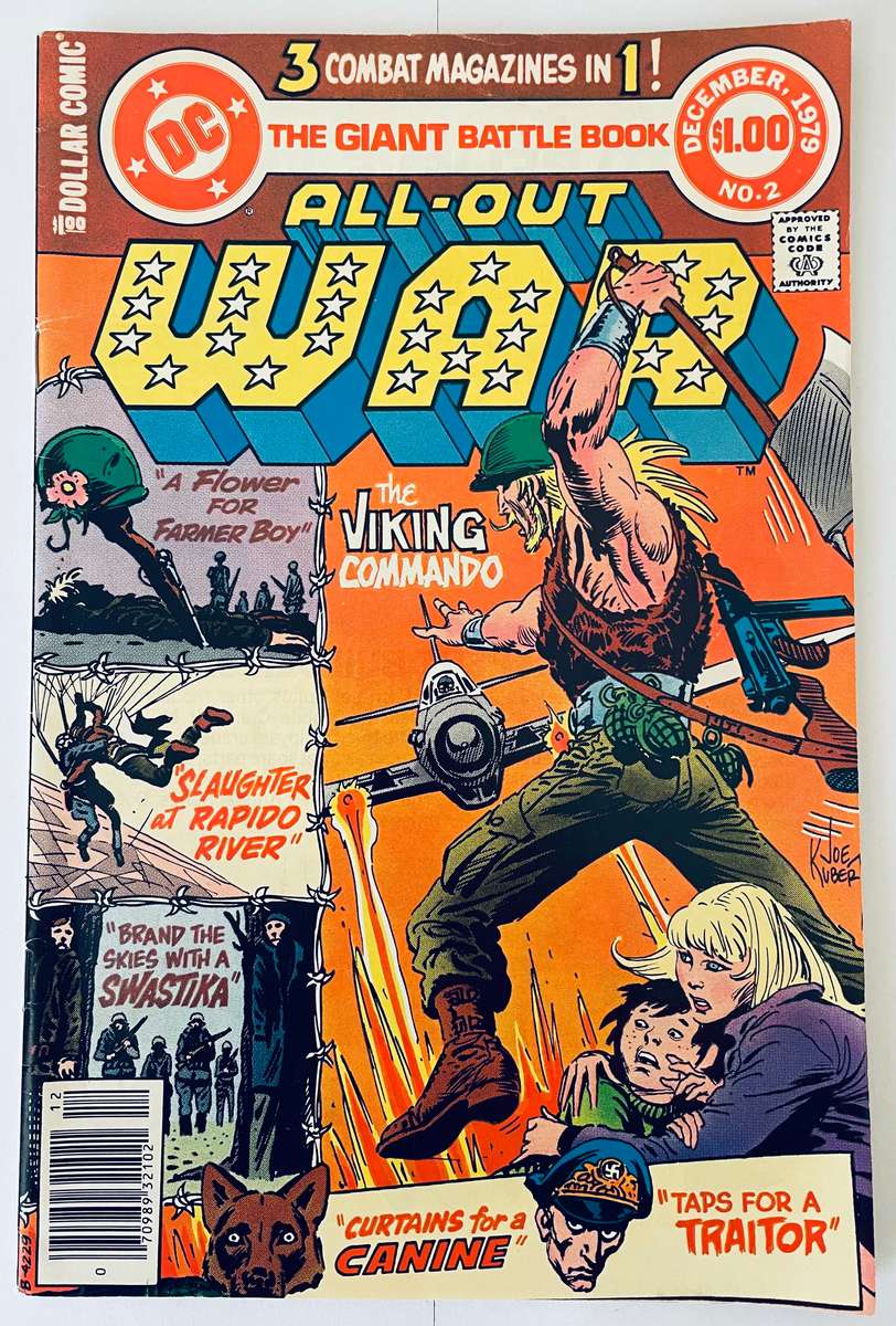 DC Comics All out war the giant battle book 3 comics in 1 this is# 2 in the series from Dec 1979