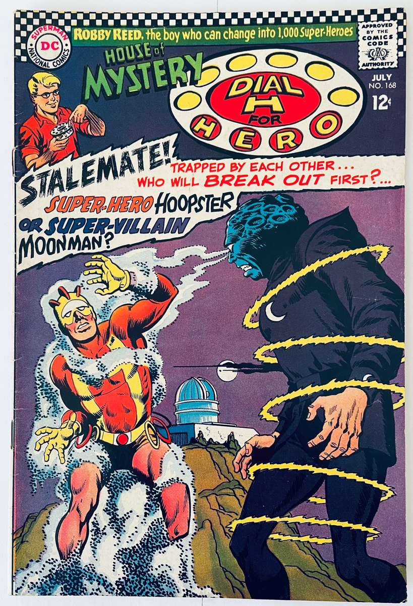 DC Comics House of mystery, Dial H for Hero #168 from July 1967