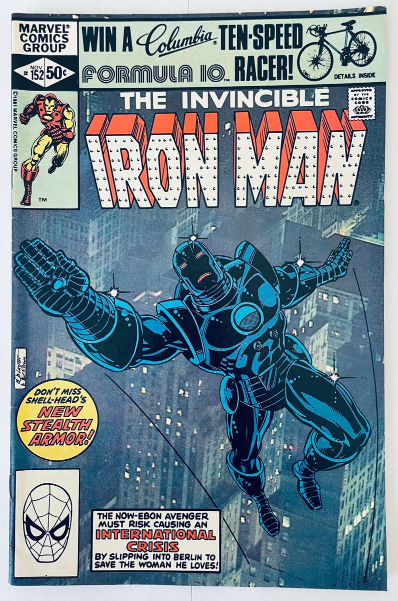Marvel Comics The Invincible Iorn-Man book # 152 Escape from heavens hand from November 1981