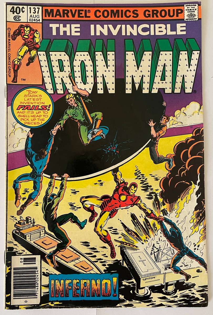 Marvel comics The Invincible Iornman book #137 from August 1980