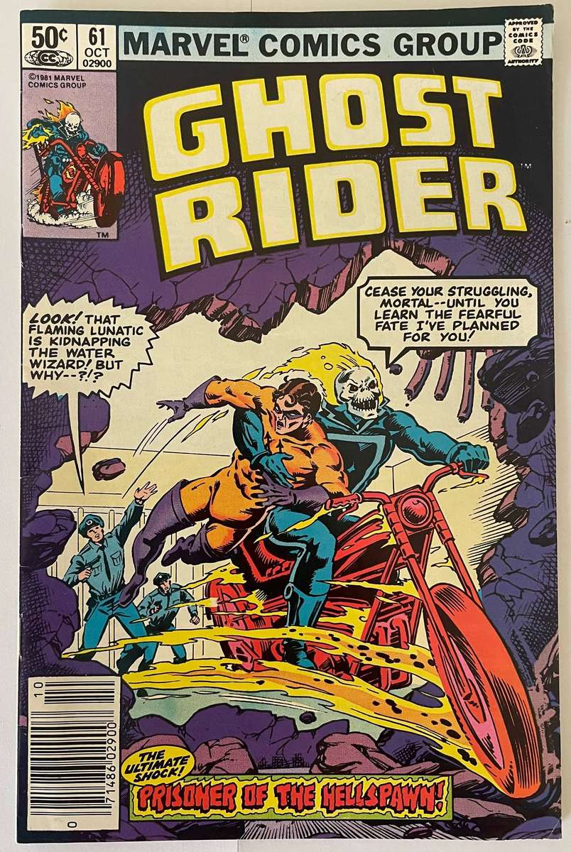 Marvel comics Ghost Rider book #61 from October 1981