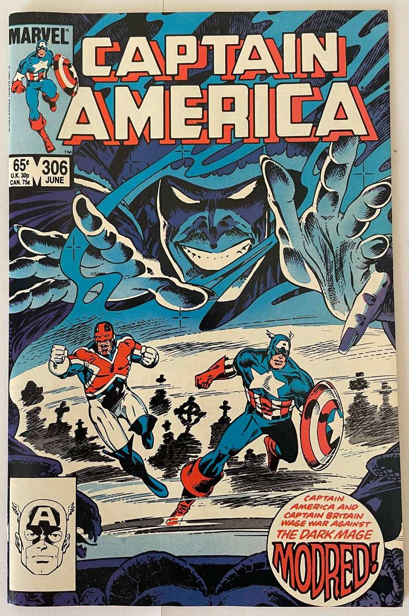 Marvel comics Captain America book # 306 from June 1985