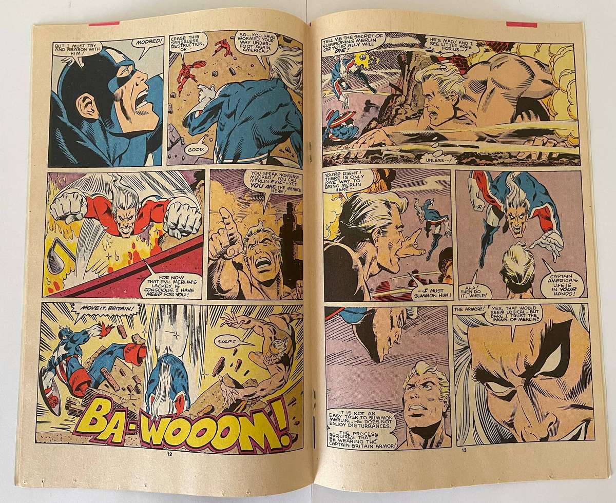 Marvel comics Captain America book # 306 from June 1985