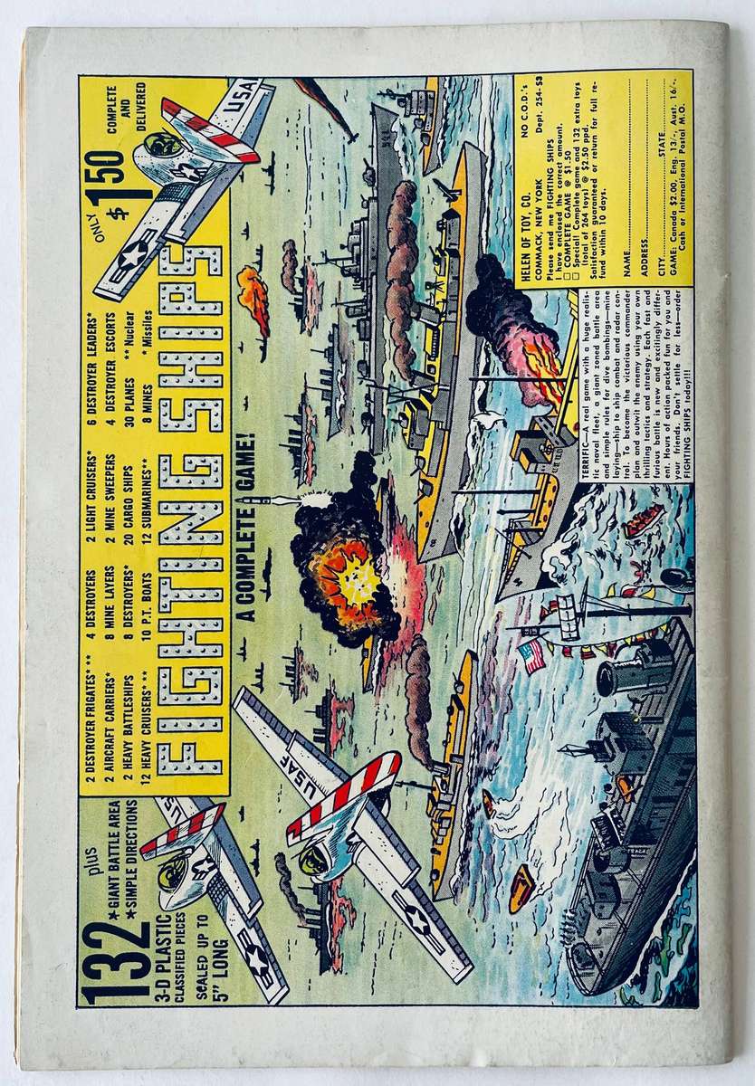 DC Comics Star Spangled war stories # 121 published July 1965 The killer of dinosaur alley