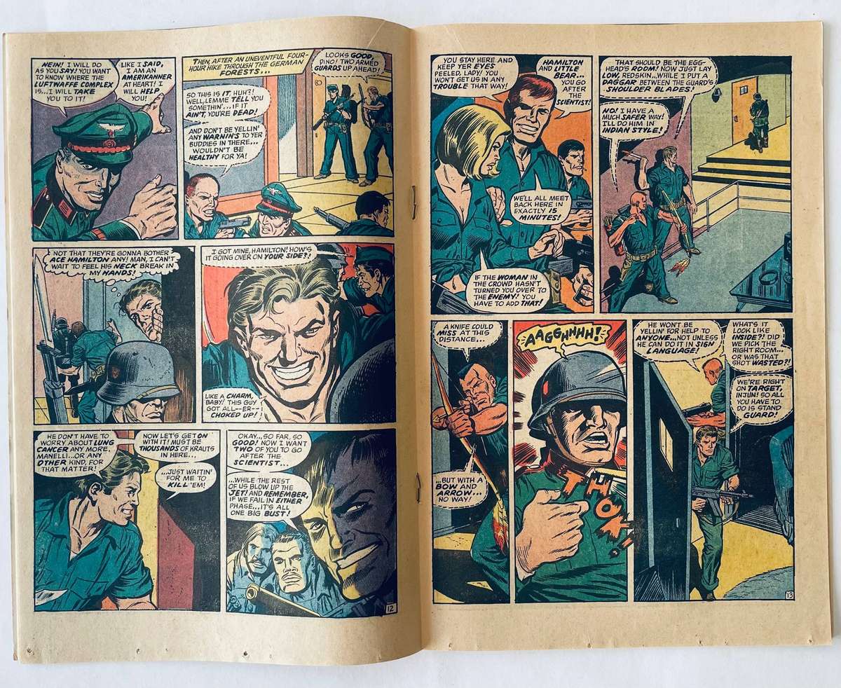 Marvel comics Combat Kelly And the deadly dozen issue #1 published June 1972