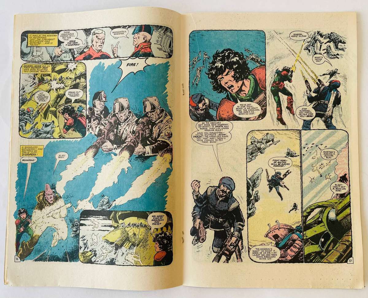 Eagle Comics Strontium Dog issue 2 in a 4 issue mutie series published in January 1985