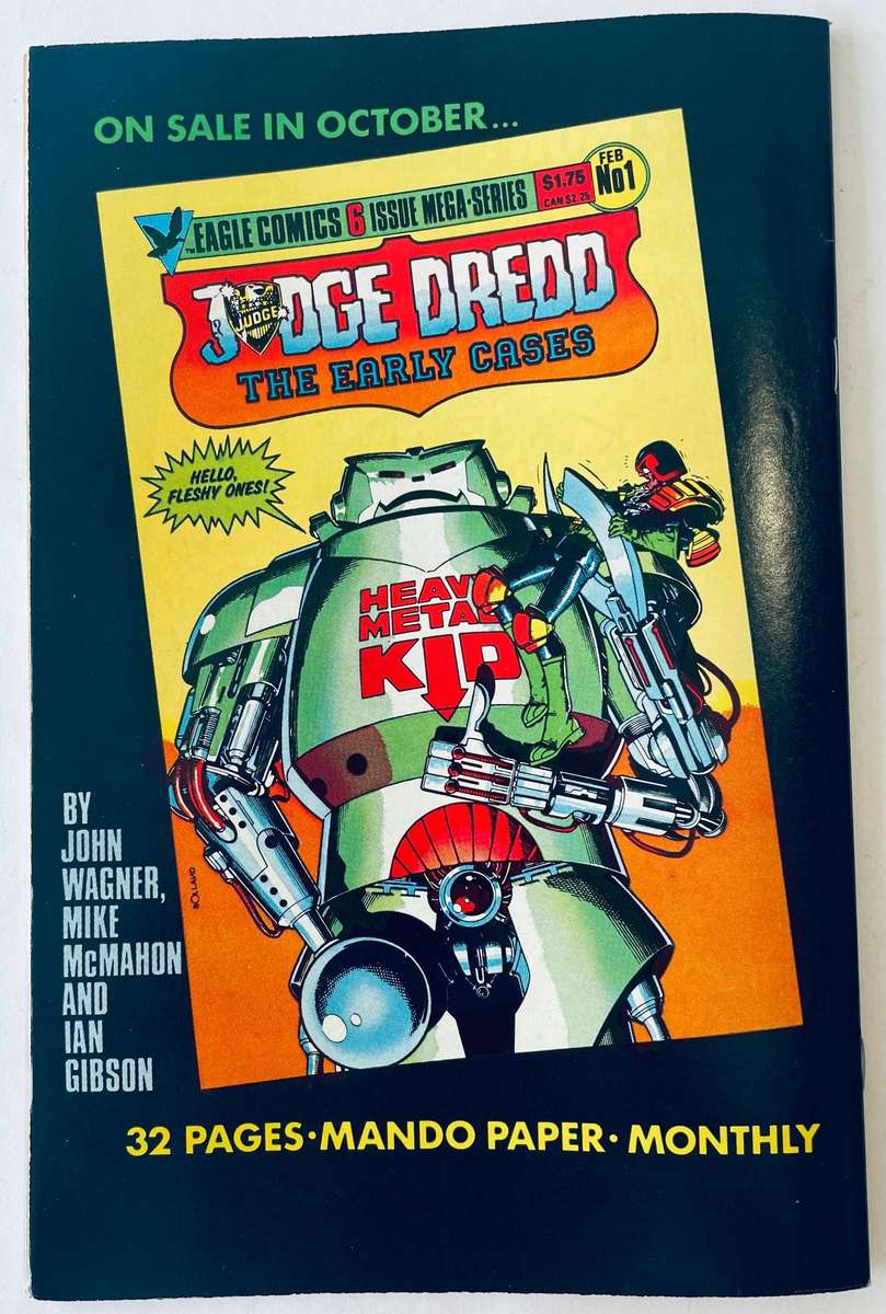 Eagle Comics Strontium Dog issue 2 in a 4 issue mutie series published in January 1985