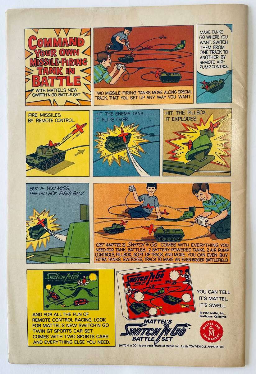 DC comics G.I Combat #119 published in September 1966 The haunted tank target for a firing squad
