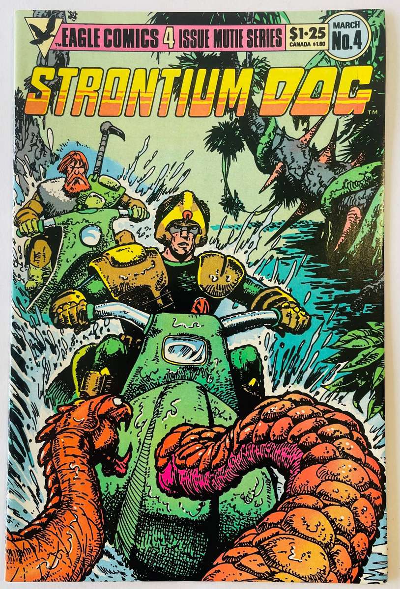 Eagle comics Strontium Dog #4 in a 4 issue Muti series published in March 1985