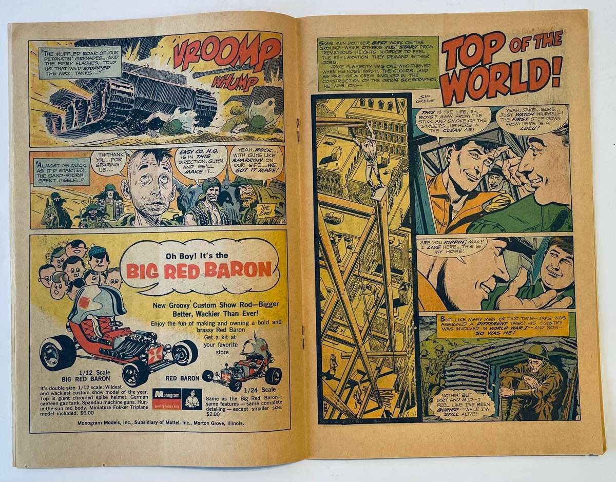 DC Comics our army at war featuring SGT. Rock issue number 207 published June 1969