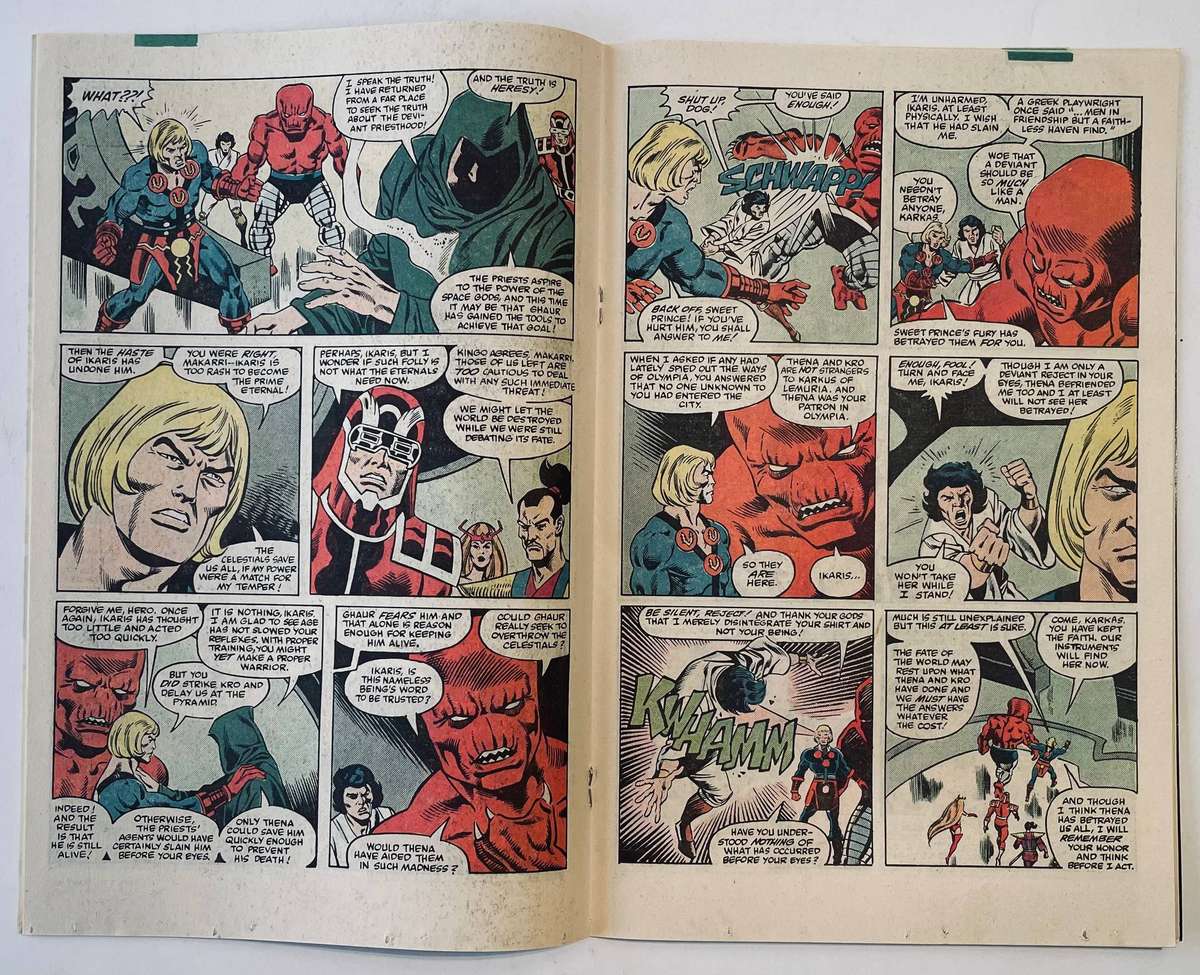 Marvel Comics The Eternals issue number 9 in a 12 part series published in June 1986