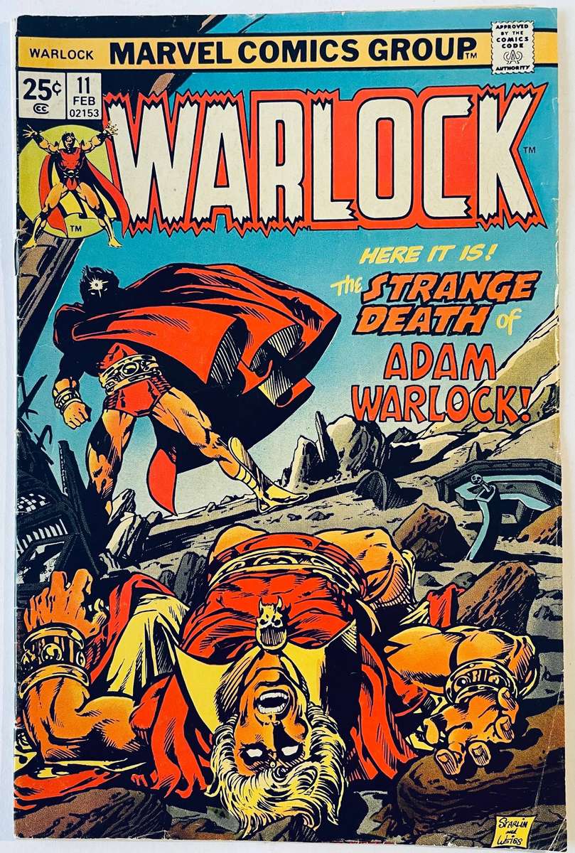 Marvel Comics The power of warlock part 2 chapter 4 issue number 11 published in February 1976