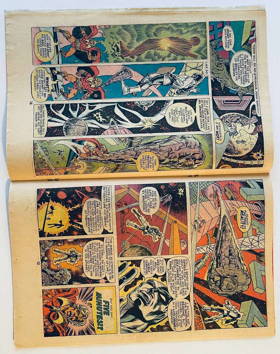 Marvel Comics The power of warlock part 2 chapter 4 issue number 11 published in February 1976