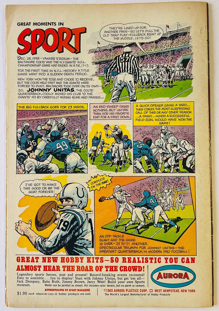 DC Comics Mystery in space featuring Ultra the multi-alien. Issue 104 published in December 1965