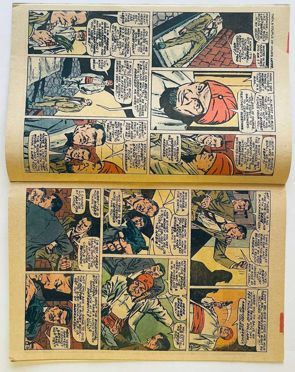 Marvel Comics Blazing battle action with SGT. Fury and his howling commandos issue 166