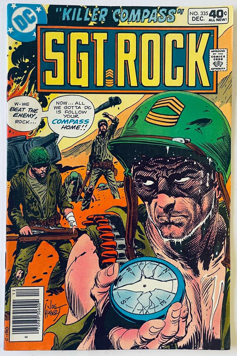 DC Comics SGT. Rock issue 335 published in December 1979
