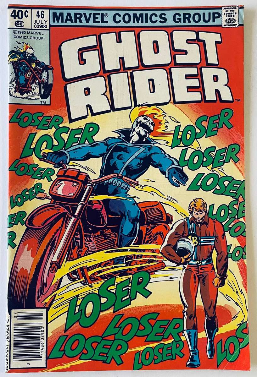 Marvel Comics Ghost Rider issue 46 published July 1980