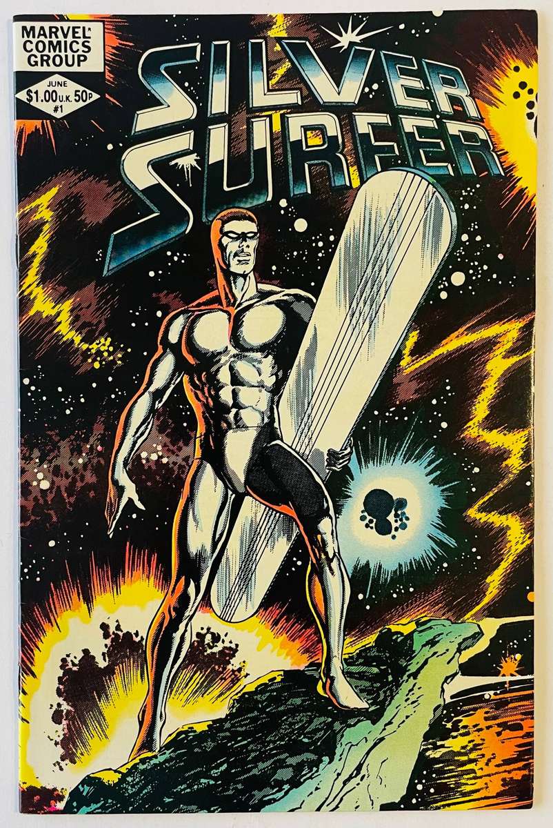 Marvel Comics Silver surfer Volume 2 issue #1 Published June 1982