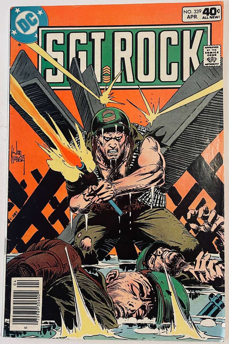 DC Comics SGT. Rock number 339 published April 1980