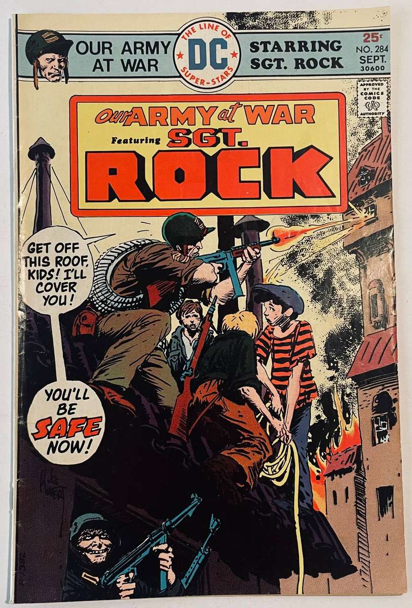 DC Comics Our army at war featuring SGT Rock #284 published September 1975
