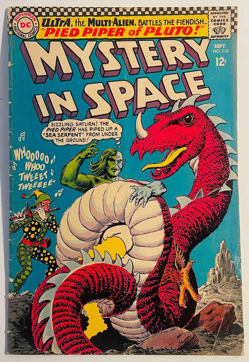DC comics Mystery in space #110 published in September 1966
