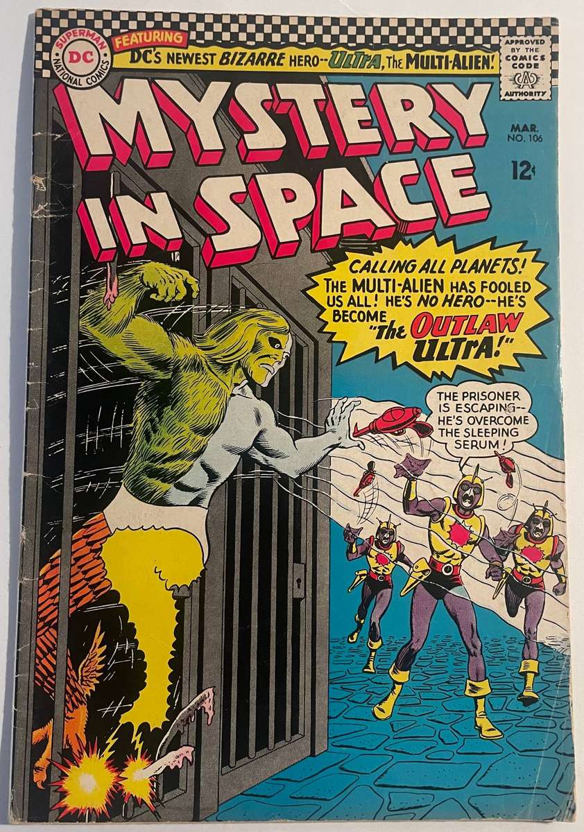 Dc comics Mystery in space issue 106 Published March 1966