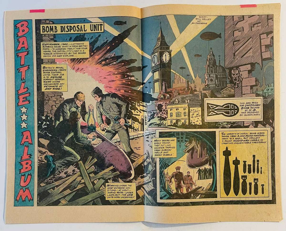 DC Comics SGT Rock issue 358 published in November 1981