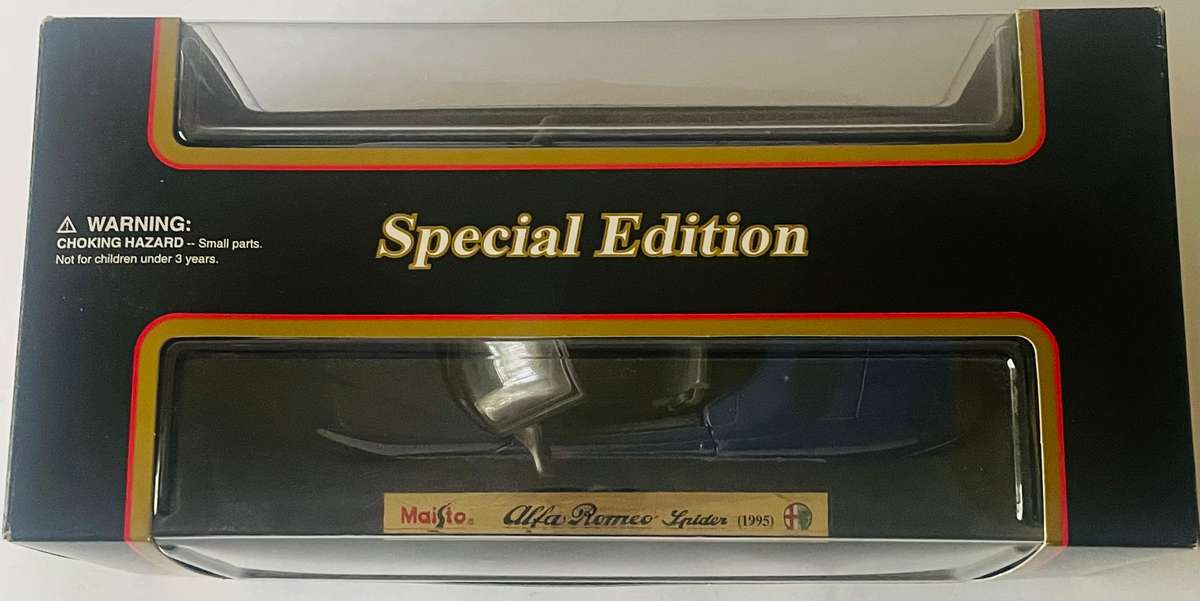Maisto Alfa Romeo spider (1995) special edition in original packaging