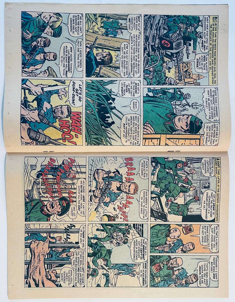 Marvel Comics SGT Fury and his howling commandos issue 95 published in February 1971