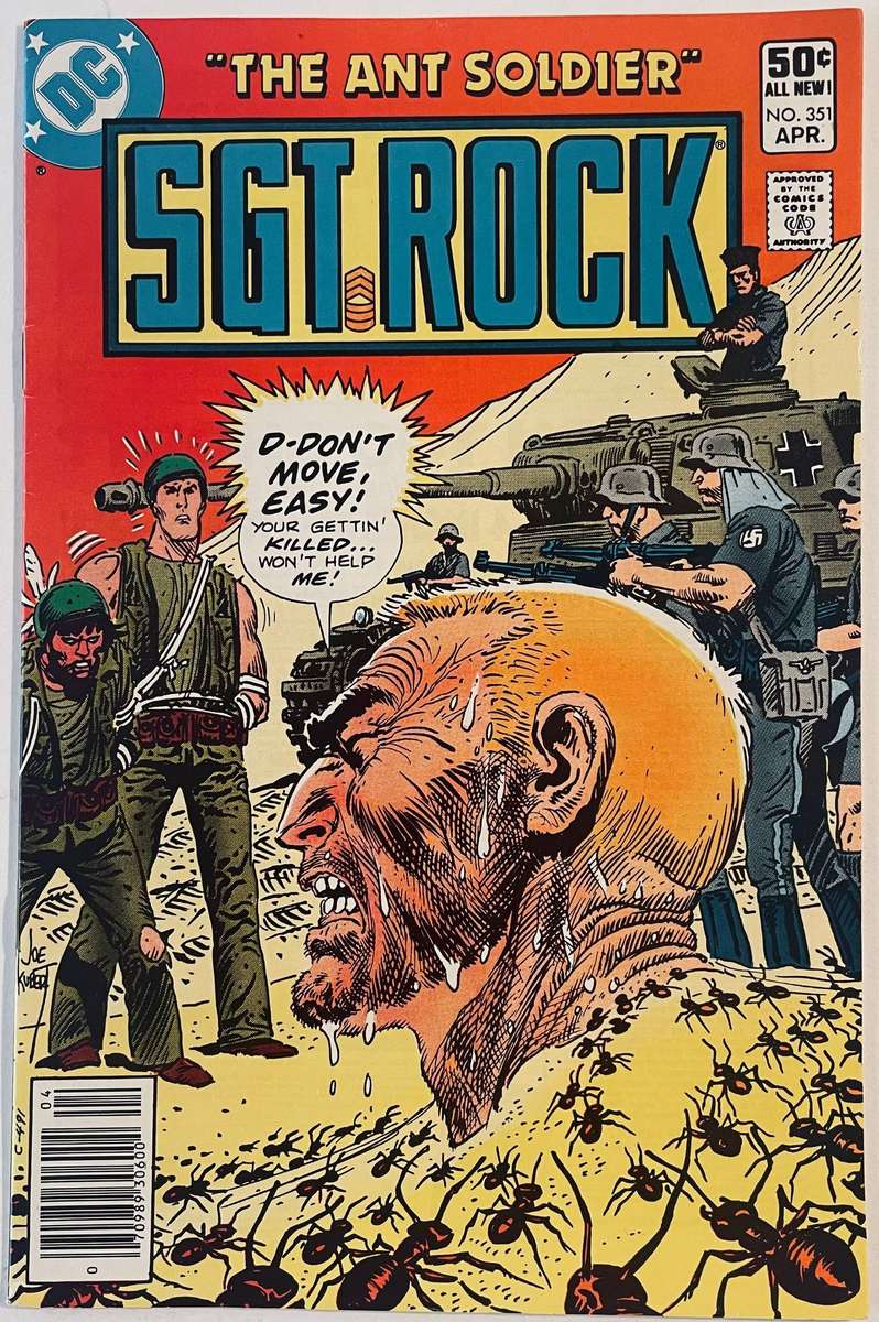 DC Comics SGT Rock issue 351, published April 1981