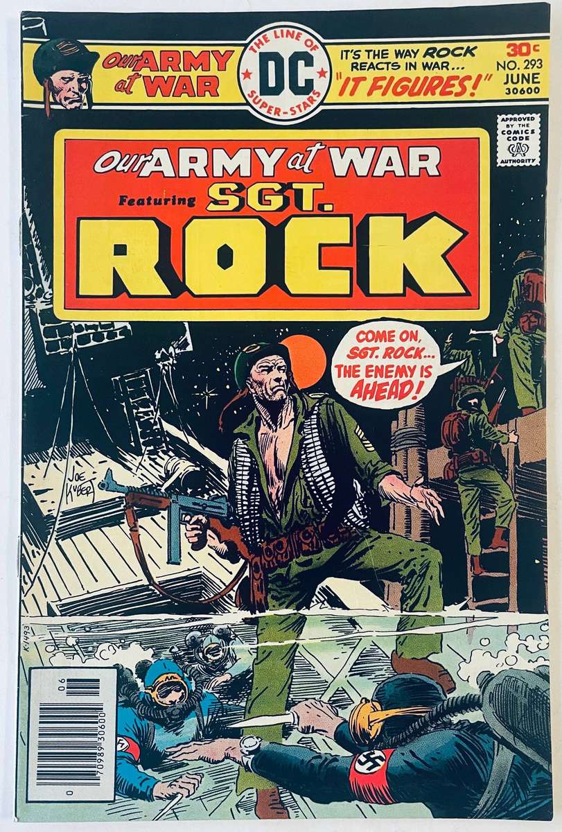 DC Comics Our army at war featuring SGT Rock issue 293 published in June 1976